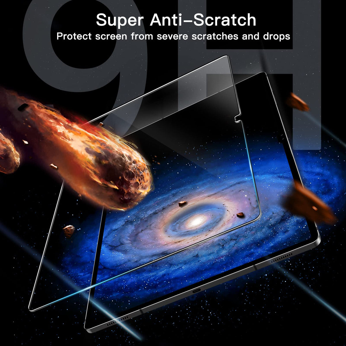 JETech Screen Protector for Samsung Galaxy Tab S6 Lite 10.4", 2-Pack