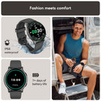 AcclaFit Smart Watch Answer/Make Call,1.38" Smart Watches for Women Men,Fitness Tracker Watch with Heart Rate/Sleep Monitor,120+ Sports,IP68 Waterproof Step Counter Watch Compatible with Android IOS
