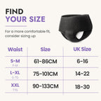 MOLLIS Disposable Period Pants Heavy Flow, Postpartum Underwear L/XL 16 Ct
