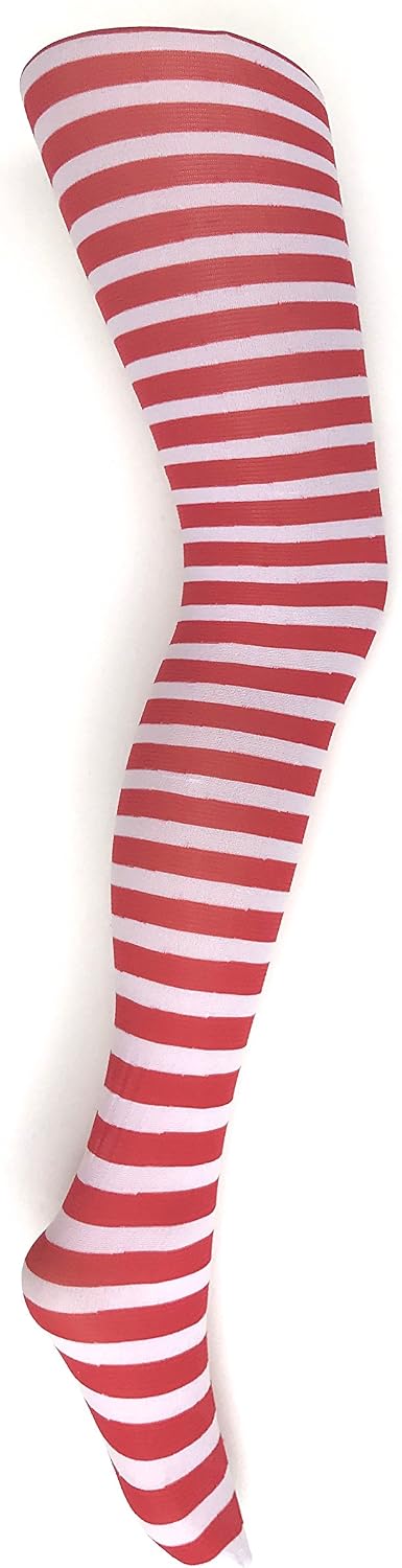 MYSASI Girls Striped Tights – Soft & Stretchy – Ages 6–14 – Perfect for School, Dance, Everyday Wear & Halloween - Kids Striped Machine washable tights - Halloween and party tights for kids