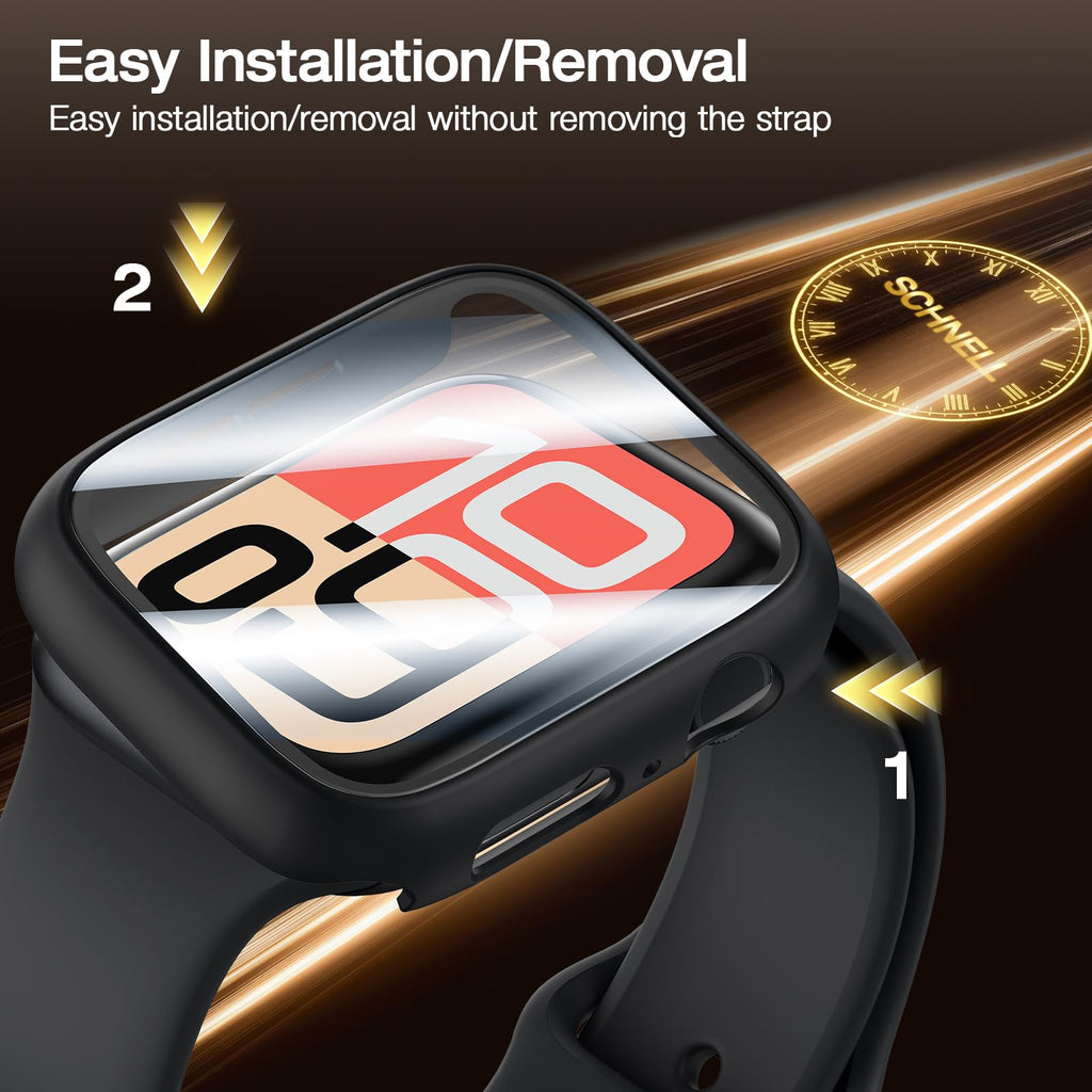 LK 6 Pack Screen Protector for Apple Watch Series 9 8 7 41mm/Series SE 6 5 4 40mm, Screen Protector Compatible for Apple Watch 40/41mm, High Definition, Bubble Free, Clear Flexible TPU Film