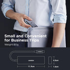 UGREEN USB C Hub, 9 in 1 Ethernet Adapter 4K@60Hz HDMI Docking Station