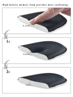 riemot Memory Foam Insoles for Men and Women - Replacement Shoe Inserts Comfort Cushioning for Sports Shoes, Trainers, Sneakers, Work Boots and Walking Shoes, Black with Yellow Base, UK8 / EU42