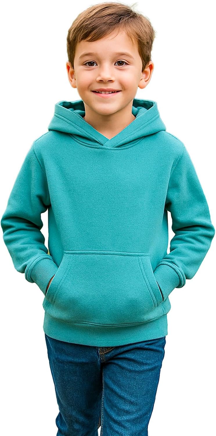 A2Z 4 Kids Girls Boys Plain Sweatshirt Tie Dye Pullover Shirt Fleece Hooded Jumper PE School Warm Coats Long Sleeve Top New Casual Fashion for Childrens Unisex Age 2-13 Years