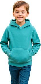 A2Z 4 Kids Girls Boys Plain Sweatshirt Tie Dye Pullover Shirt Fleece Hooded Jumper PE School Warm Coats Long Sleeve Top New Casual Fashion for Childrens Unisex Age 2-13 Years