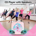 CD Player Portable: Kegaudio CD Players for Home with Speakers Bluetooth