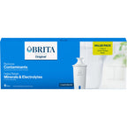 Brita Standard Pitcher and Dispenser Replacement Water Filters, White, 4
