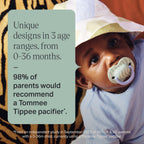 Tommee Tippee Ultimate Fit Orthodontic Dummy 6-18m Silicone Pack of 4