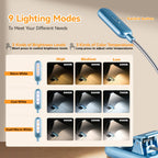 VAVOFO Rechargeable Reading Light, Clip on Book Light for Reading in Bed