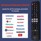 Universal TV Remote Control for LG, Samsung, Sony, Panasonic, Smart TV, Toshiba, Philips, TCL tv remote control universal for All TVs