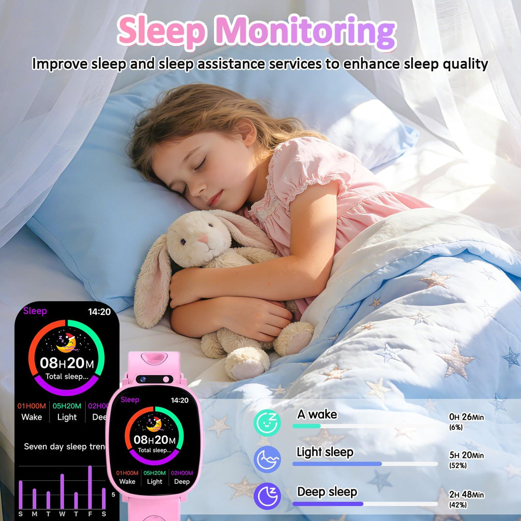 Kids Smart Watch for Boys Girls, Smart Watch for Kids Fitness Watch