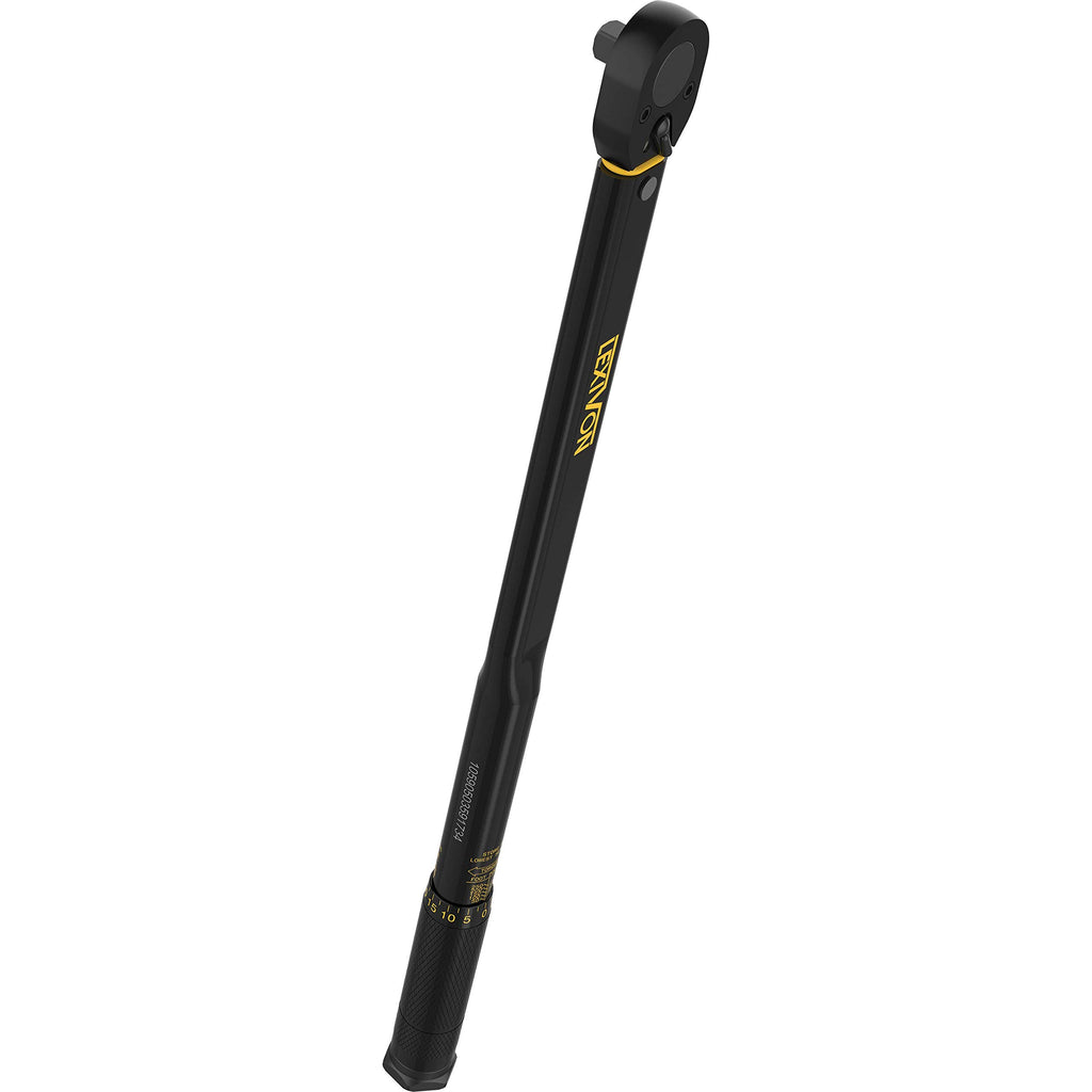 LEXIVON Torque Wrench 1/2-Inch Drive Click 10~150 Ft-Lb/13.6~203.5 Nm (LX-183)