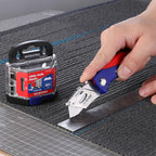 WORKPRO Utility Knife Blades, 100-Pack SK5 Steel Blades with Dispenser