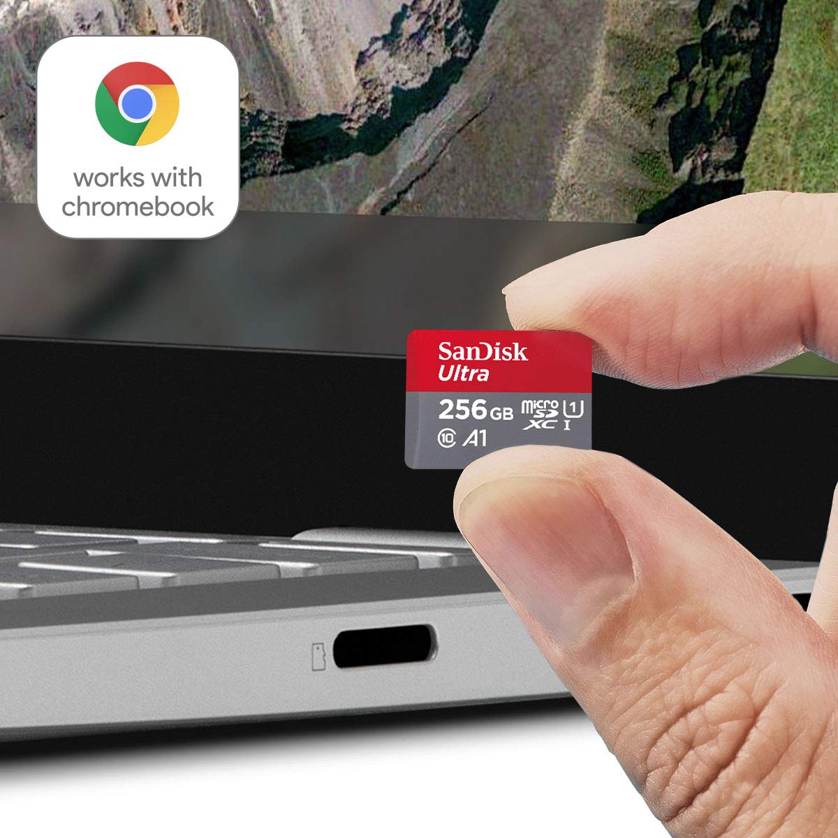 SANDISK Ultra micro SD for Chromebooks 128GB, Up to 140MB/s Read Speeds