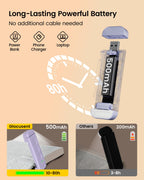 Glocusent USB Rechargeable Book Light, Portable Clip-on LED Reading Light