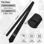 yenlk Men's Classic Necktie, Formal Tie for Weddings, Business and Prom