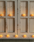 Homemory 24-Pack Flameless Tea Lights Candles Battery Operated, 200+ Hours