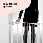 Safety 1st SecureTech Gate, Baby Stair Gate 73–80 cm, White