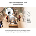 Tapo C210P2 2K 3MP Pan/Tilt Indoor Security Camera Set, Pet Camera