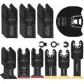 LEILUO 32Pcs Oscillating Tool Blades Wood Metal Multitool Blades Set
