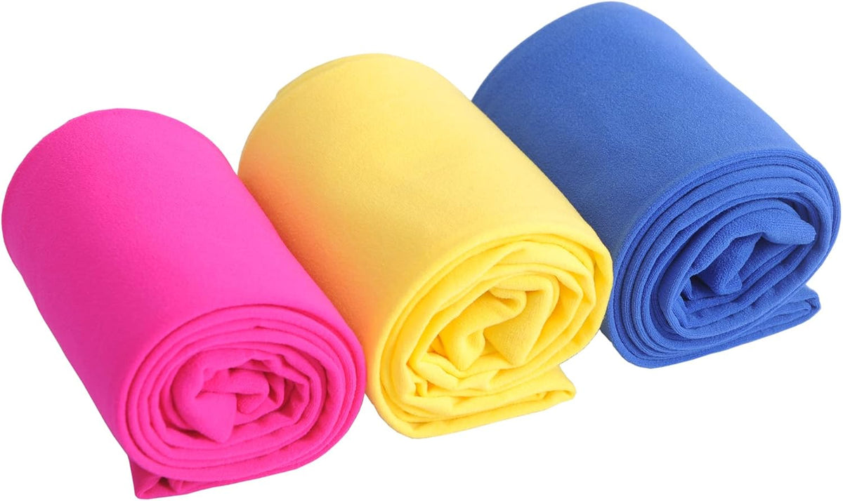 EVERSWE 3-Pack Girls Microfiber Tights Multiple Colors