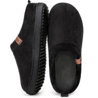MERRIMAC Men's Slip-on Slippers Memory Foam Non-slip Indoor House Shoes