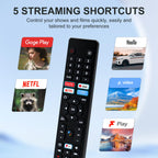 Replacement Voice Remote Control for Google Chromecast 4k Snow Streaming Media Player,Remote for Chromecast with Google TV HD/4K,Voice Remote Controls Replacement(Remote Control Only)
