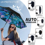SY COMPACT Travel Umbrella Windproof Automatic Unbreakable UV Protection