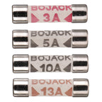 BOJACK 3 Values 42 pcs 3 5 13 A amp 240 V Volt Household Mains Plug Fuse 6.3x25 mm 0.25x1Inch BS1362 Ceramic Tube Cartridge Fuses Assortment Kit packag in a Clear Plastic Box