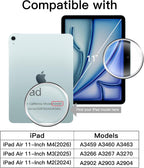 JETech Screen Protector for iPad Air 11" M4/M3/M2, 2-Pack