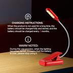 VAVOFO Rechargeable Reading Light, Clip on Book Light for Reading in Bed
