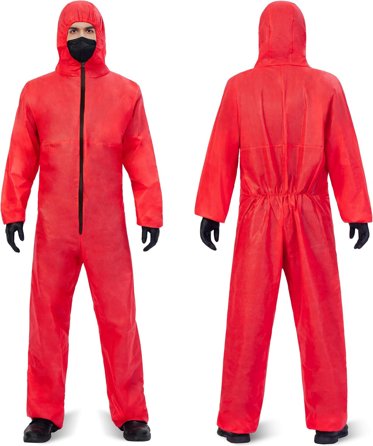 Medtecs Hazmat Suits - 6 Sizes Options - Disposable Coveralls Suit, Medical Protective Coverall PPE Hazmat Suits