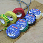Faithfull FAITAPEPVCBK Black PVC Electrical Tape 19 mm x 20 m