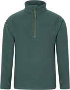 Mountain Warehouse Camber Kids Coral Fleece Top - Lightweight, Quick Drying, Breathable Sweatshirt for Outdoor Activities - Unisex, Suitable for Winter Layering