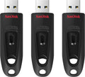 SanDisk Ultra 64GB USB Flash Drive USB 3.0 up to 130MB/s Read - Pack of 3