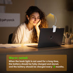 VAVOFO Rechargeable Reading Light, Clip on Book Light for Reading in Bed