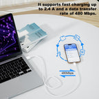 BSTOEM USB C Charger Cable, USB A to USB C Cable 2Pack 1M+2M, Type C Cable