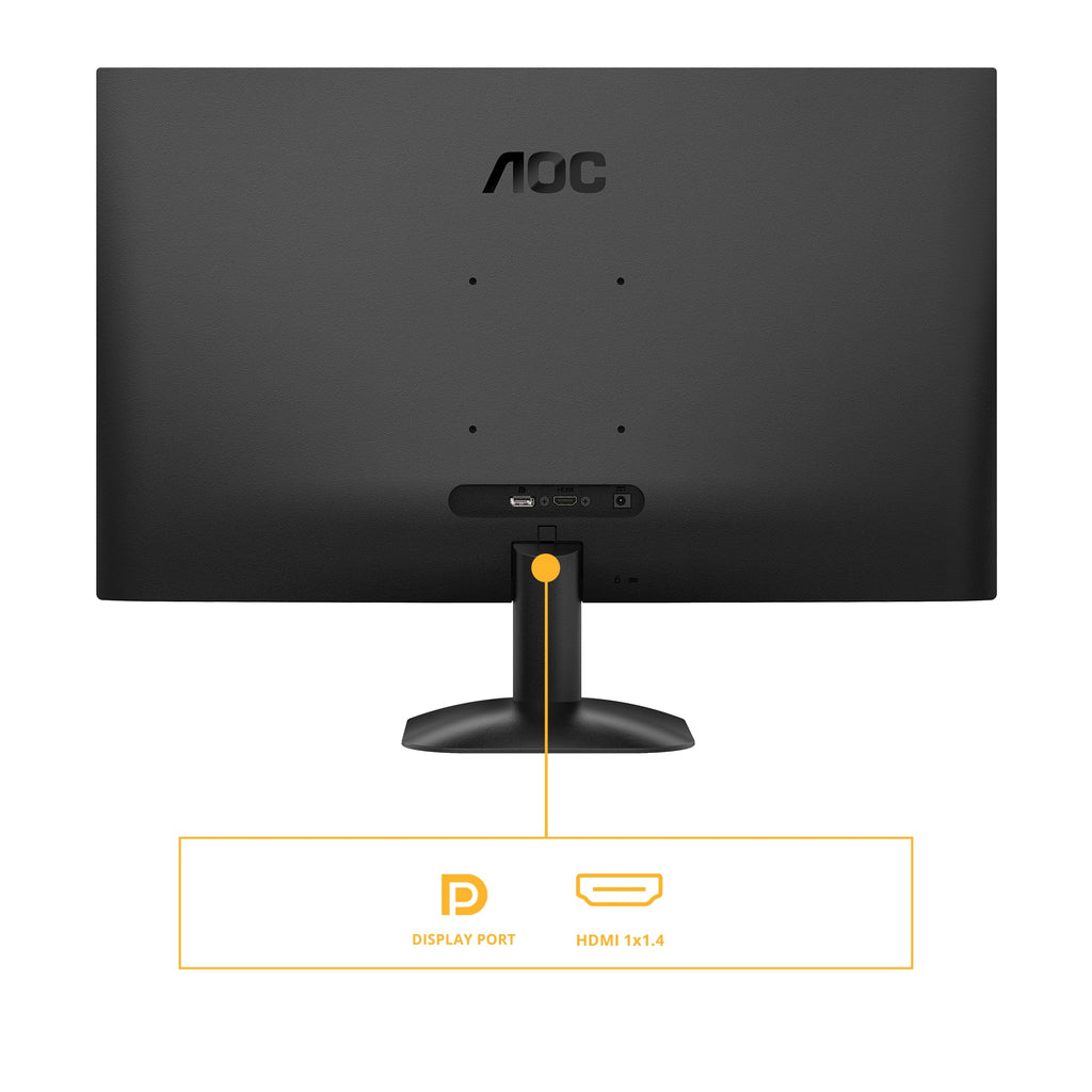 AOC 22B2H - 22 inch FHD Monitor, 75Hz, VA, 7ms Frameless design, Tilt, lowBlue Mode, Flicker Free (1920 x 1080 @ 75Hz, HDMI/VGA)