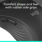 Logitech Signature M650 L Full Size Wireless Mouse - For Large Sized Hands