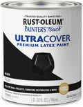 Rust-Oleum Painter's Touch Latex Brush-On Paint, Flat Black