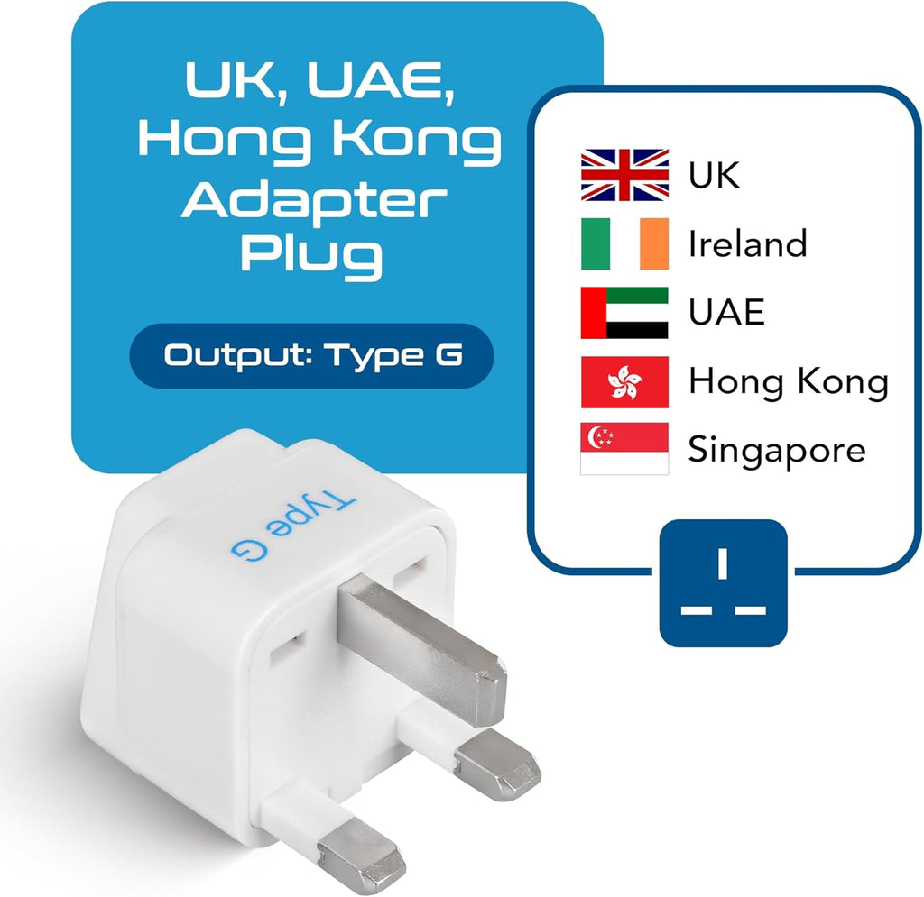 Ceptics 45W Universal Travel Adapter w/ 3 USB-A, 2 USB-C & Universal Input