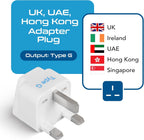 Ceptics 45W Universal Travel Adapter w/ 3 USB-A, 2 USB-C & Universal Input