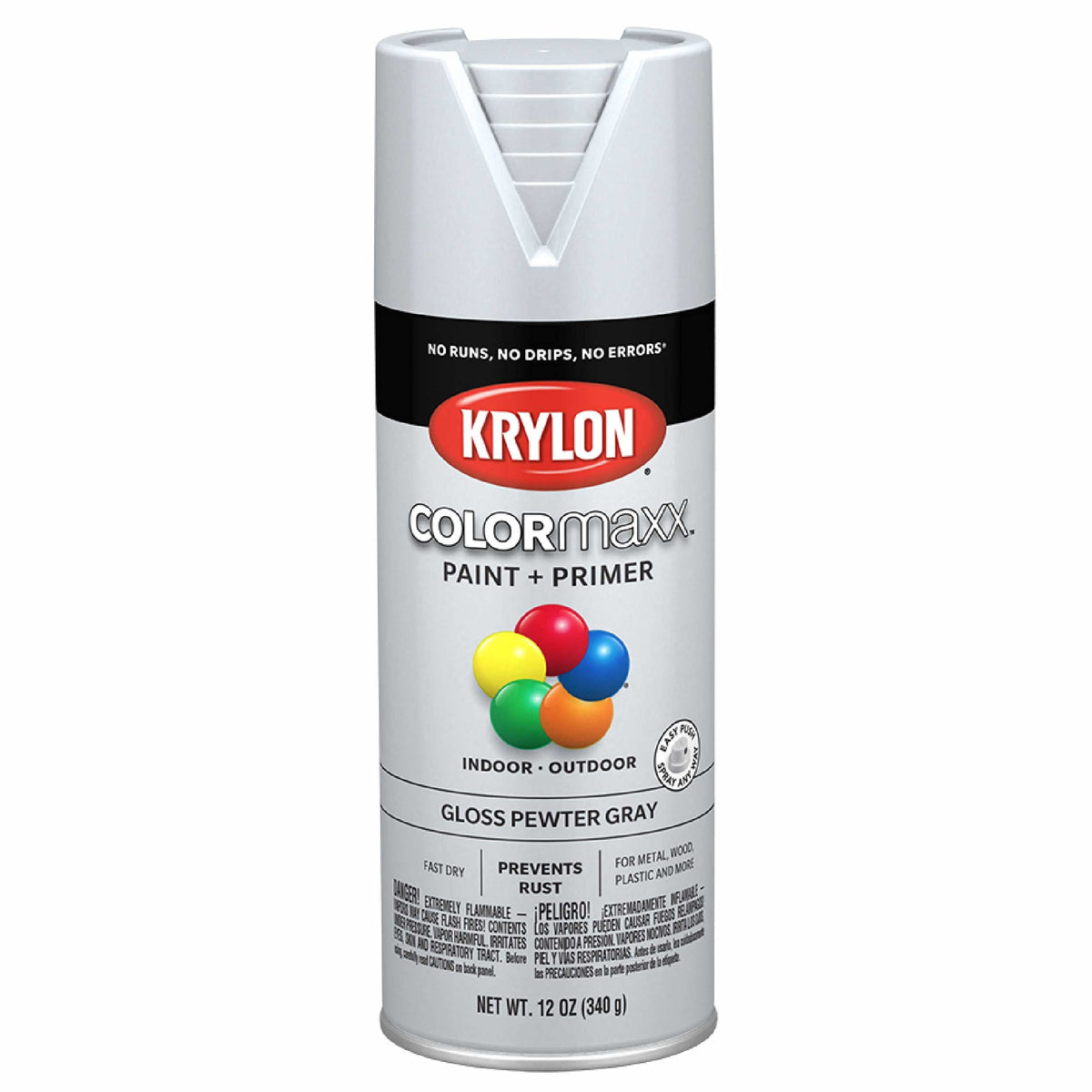 Krylon ColorMaxx 12 Oz. Gloss Spray Paint, Pumpkin Orange - 1 Each
