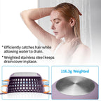 Aluvor Shower Drain Hair Catcher Bathtub Drain Cover Sink Drain Protector