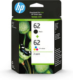 HP 62 Black & Tri-colour Original Ink Cartridges 2-Pack