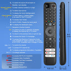 for Hisense TV Remote Control, Universal for Hisense Smart TV, Replacement