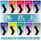 Cirorld 6/10 Pairs Mens Black Socks, Breathable Causal Cotton Socks Men