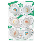 Tommee Tippee NightGlow Dummy Orthodontic 18-36m Pack of 4