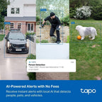 Tapo TC82 2K Battery Outdoor Security Camera Wireless