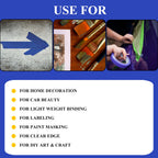 4 Rolls Premium Painters Tape, Blue Tape, Masking Tape, Paint Tape for Multi-Purpose, Painting, Painter's, DIY Crafts Arts (88yd =0.94IN*22yd*4) Decoration Labeling No Residue, Easy Removal